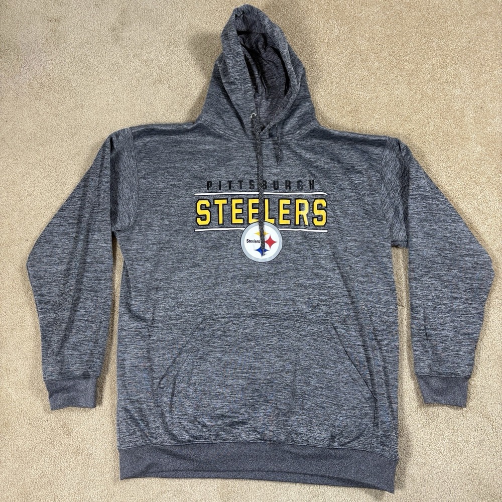 Fanatics NFL Pittsburgh Steelers Hoodie Graphic Pullover Sweatshirt Size 2XLT